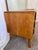 Brown 1950s Heywood Wakefield Kohinoor Vanity & Mirror For Sale - Image 8 of 12