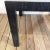 1980s Ebonized Oak Square Parsons Side or Coffee Table With Cerused Grain For Sale - Image 5 of 12