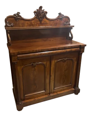Mid 19th Century William IV Mahogany Chiffonier Bar