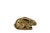 Vintage Mid-Century Modern Brass Rabbit Figurine Paper Weight It features a crouching, realistic silhouette with heavy...