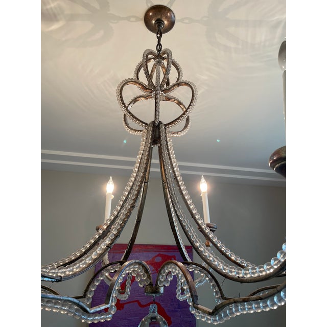 Silver Niemann Weeks Danieli Chandelier (Large - 38") For Sale - Image 8 of 8