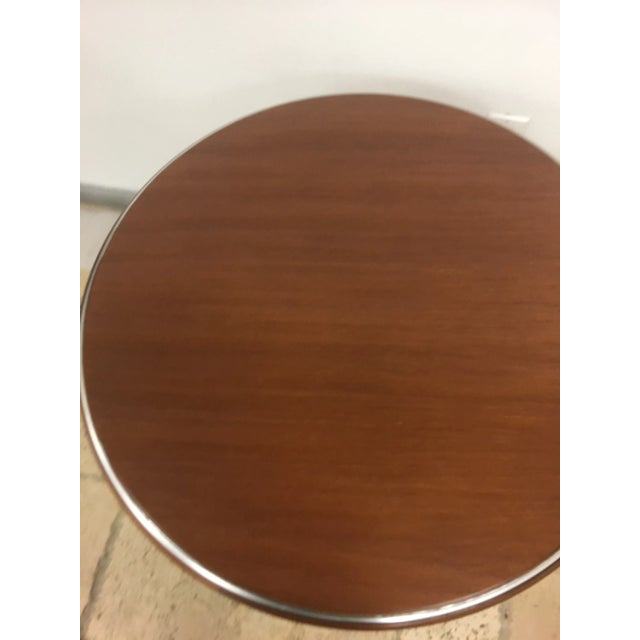 100% Made in Italy by Caspani Tino . Walnut Wood Side Table For Sale In Miami - Image 6 of 11