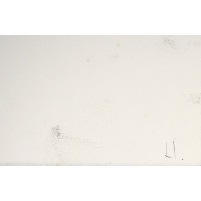 Not Quite Green - Minimalist Transfer Monotype in Oil by Heather Speck For Sale - Image 9 of 9