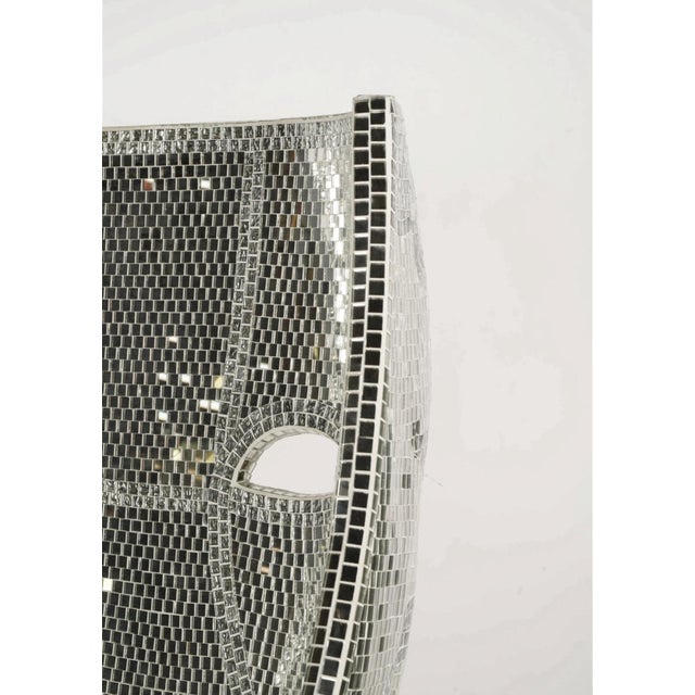 Contemporary Disco Ball Face Lounge Chair For Sale - Image 4 of 9