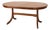Mid-Century Teak S-Form Oval Extending Dining Table, 1960s For Sale