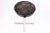 The top of this modern accent side table is made of one slice of organic petrified wood, hand polished to show its...