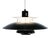Model PH5 Ceiling Lamp in Black by Poul Henningsen for Louis Poulsen For Sale