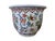 Mid 20th Century Vintage Chinoiserie Famille Rose Ceramic Cachepot Planter For Sale - Image 5 of 12