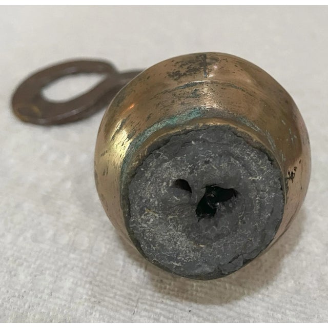 Set of 3 Antique Greek Brass Weights For Sale - Image 9 of 9