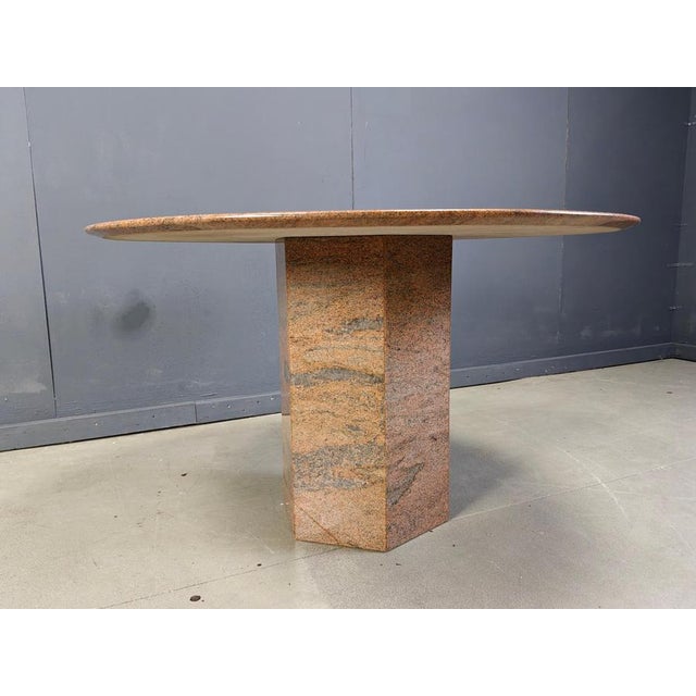 Vintage Round Granite Dining Table, 1970s For Sale - Image 11 of 17
