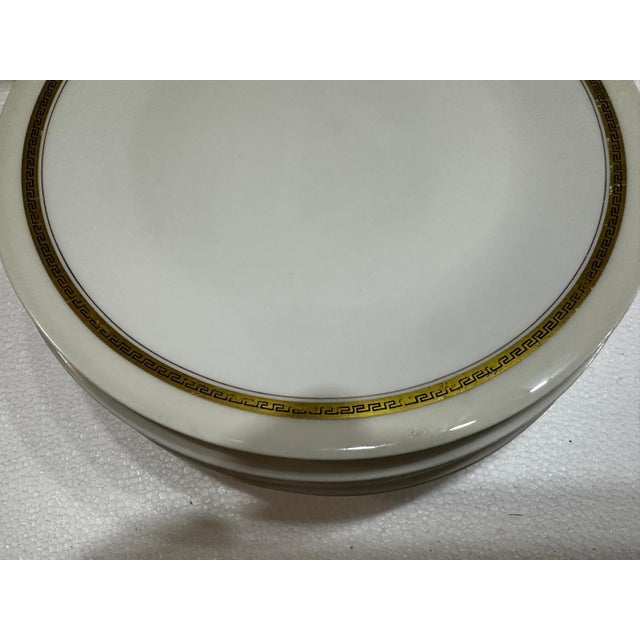 Service with Gold Greek Frieze by A. Vignaud for Limoges, Set of 18 For Sale - Image 3 of 18
