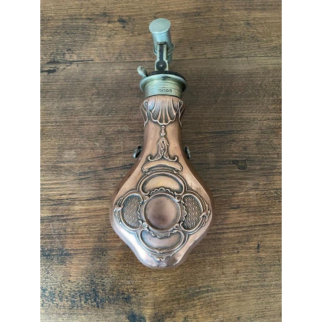 Antique Copper and Brass Bottle from Dixon, 1800s For Sale - Image 3 of 11