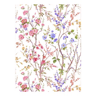 The House of Scalamandré Potpourri Wallpaper, Cameo Rose For Sale