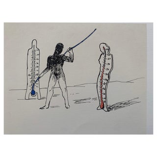 Marcel Jean, Surrealist Composition, 1960s, Lithograph For Sale