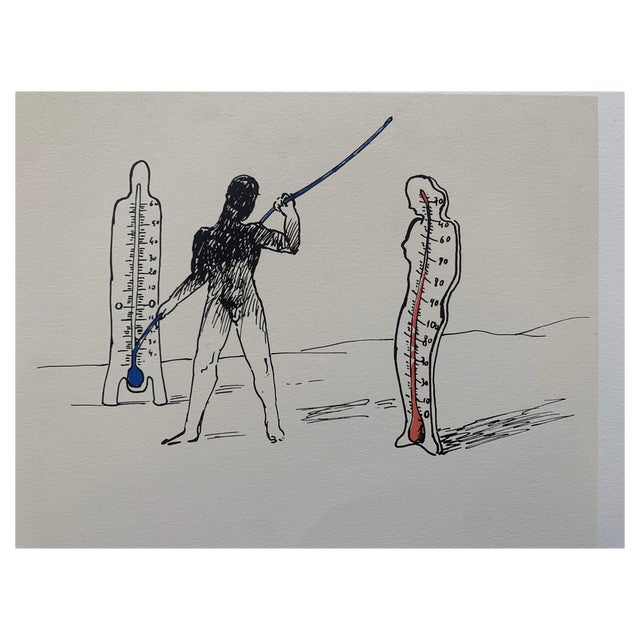 Marcel Jean, Surrealist Composition, 1960s, Lithograph For Sale