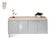 Rare 1980s Postmodern Hollywood Regency Cream Lacquer Executive Office Wall Unit – 6-Piece Set For Sale