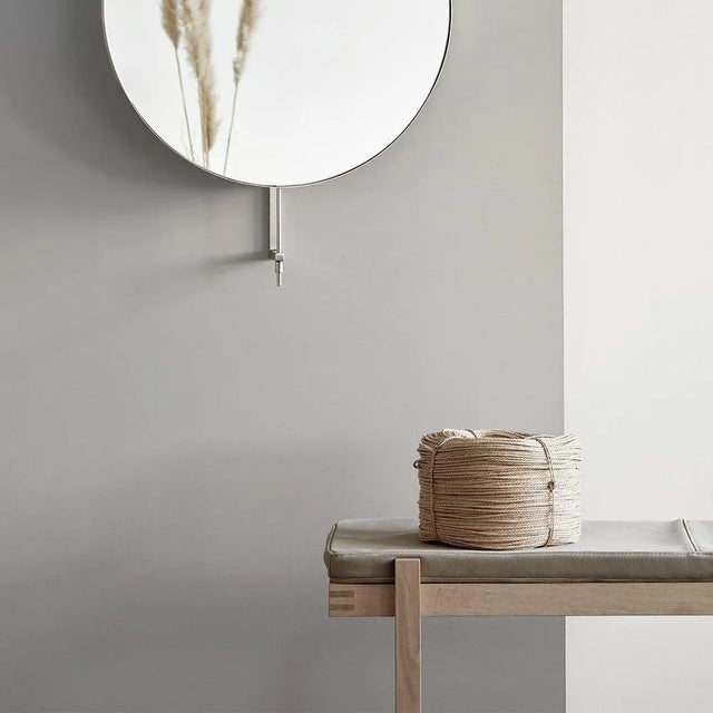 Light Brown Minimal Bench by Kristina Dam Studio For Sale - Image 6 of 7