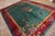Art Deco 1920s Green Floral Antique Chinese Art Deco Rug 9' X 11'8" Handknotted Wool Carpet For Sale - Image 3 of 13