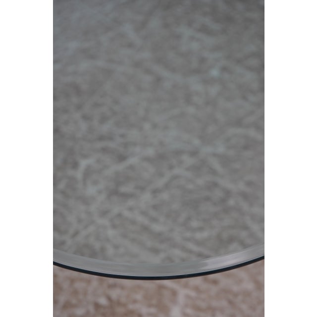 Labarge Labarge Brass & Glass Scroll Foot Coffee Table For Sale - Image 4 of 12