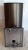 German Cylindrical Brown Anodized and Satin Aluminum Wall Lamp from Hoffmeister, 1980s For Sale - Image 4 of 6