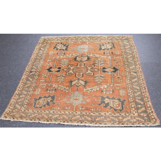 Antique Bakhshayesh Rug 5' x 6'4'' For Sale - Image 11 of 11