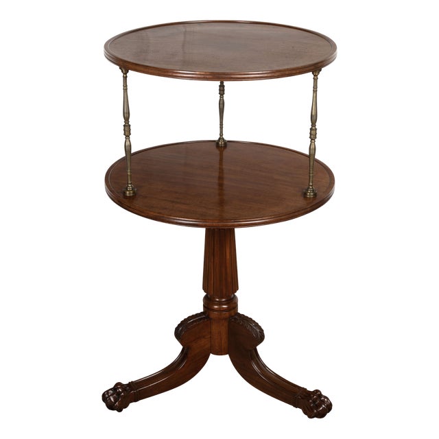 Regency Irish Mahogany Dumbwaiter, 1820 For Sale