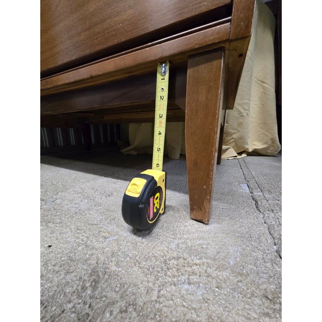 1960s Dixie Walnut Mid-Century Chest of Drawers For Sale - Image 12 of 12