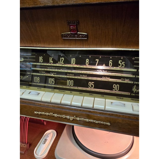 1960s MCM Nordmende Caruso Radio Record Player Cabinet - West Germany For Sale - Image 11 of 14
