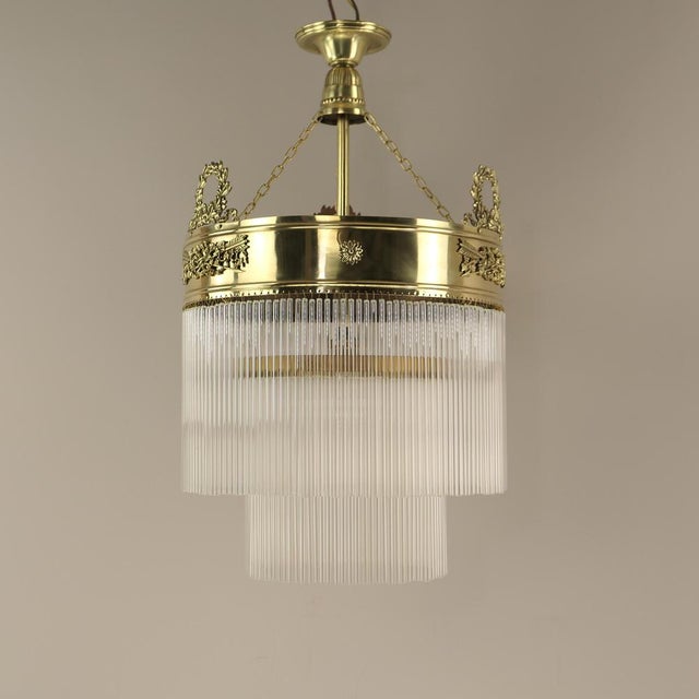 Viennese Coffee House Ceiling Lamp, Austria, 1910s For Sale - Image 5 of 18