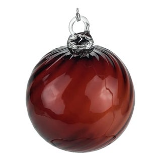 Vintage German Glass Christmas Ornament For Sale