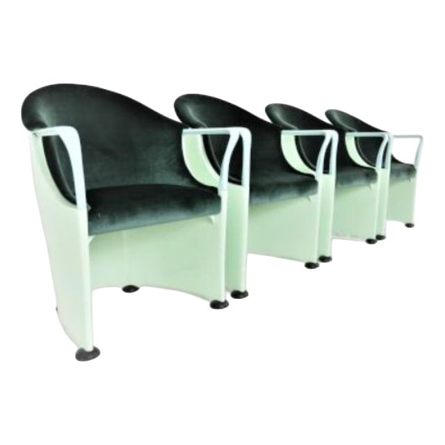 Tronetto Armchairs by Luigi Origlia, Set of 4 For Sale