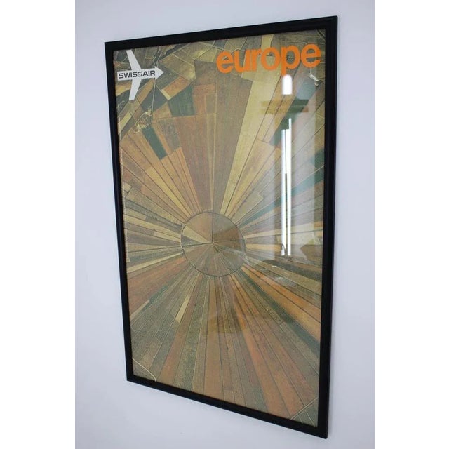 Swissair Europe Travel Poster by Emil Schulthess & Hans Frei, 1971 For Sale - Image 3 of 6
