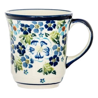 300 ml Ceramic Mugs by Porcelana Boleslawiec, Set of 4 For Sale