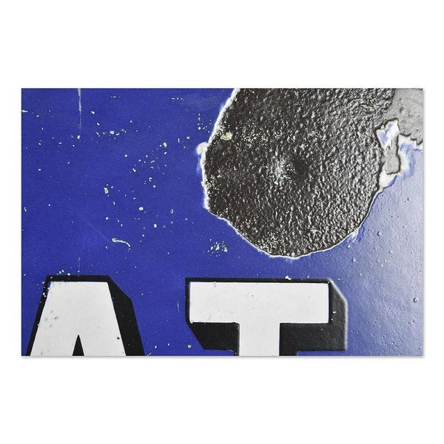 Menier Chocolate Enameled Sheet Metal Plate For Sale - Image 4 of 7