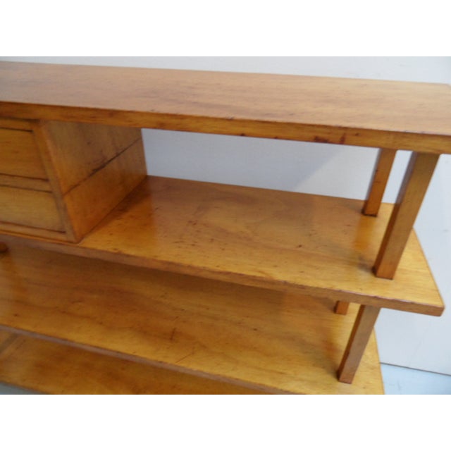 Vintage Open Bookcase in Wood, 1950s For Sale - Image 4 of 16