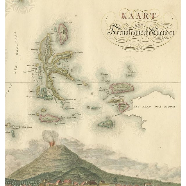 Antique Map of the Ternate Islands by Van Den Bosch, 1818 For Sale - Image 4 of 5