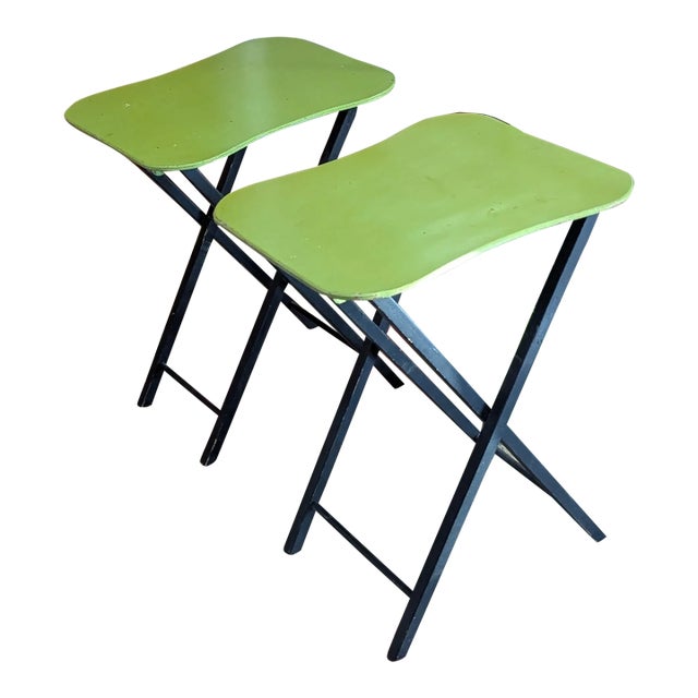 Ez Do 3 Mid Century Children Tray Tables Retro - Set of 3 For Sale