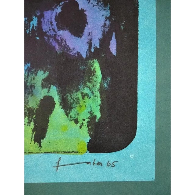 Will Faber, Untitled, 1965, Lithograph For Sale - Image 3 of 7