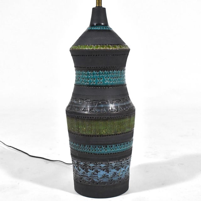 Mid 20th Century Bitossi by Aldo Londi Table Lamp For Sale In Chicago - Image 6 of 9