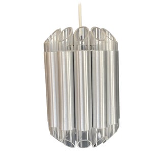 Vintage B-1205 Pendant Light in Aluminum and Acrylic Glass from Raak Amsterdam, 1960s For Sale