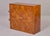 Wood French Art Deco Burl Walnut Cabinet With Shelf Display For Sale - Image 7 of 13