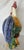 French Country Vintage Ceramic Majolica Colorful Rooster Figure For Sale - Image 3 of 14