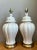 Off-white Vintage Crackle Glaze Ceramic Table Lamps - Pair For Sale - Image 8 of 12