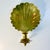 Brass 1970s Vintage Hollywood Regency Neoclassical Coastal Brass Shell Wall Candle Holder Sconce. For Sale - Image 8 of 12