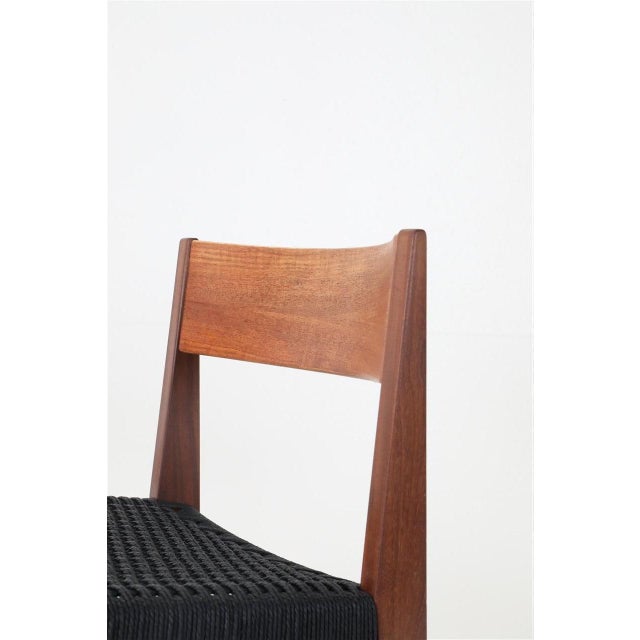 Pia Chair in Teak and Black Paper Cord by Poul Cadovius for Cado, 1960s For Sale - Image 18 of 18