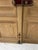 Pair of Haussmann-style double doors in patinated oak One double door is double-sided in patinated oak The other double...