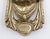 Traditional Vintage Polished Brass Lion Head Door Knocker For Sale - Image 3 of 8