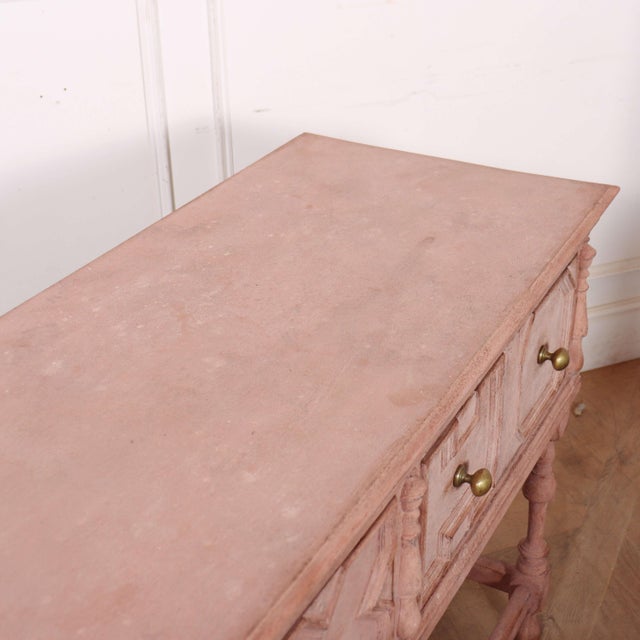 English Painted Dresser Base, 1890s For Sale - Image 10 of 12