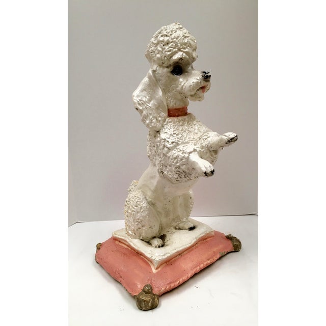 1950s Concrete Poodle Garden Statue Chairish