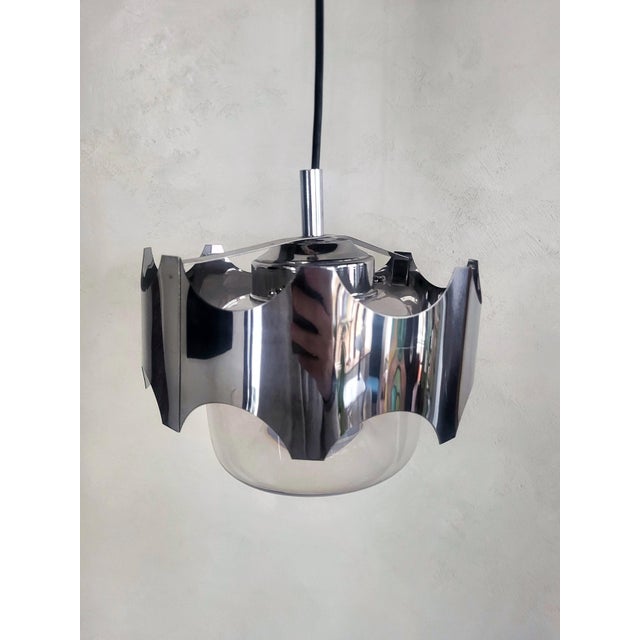 1970s Vintage Italian Pendant Light, 1970s For Sale - Image 5 of 5